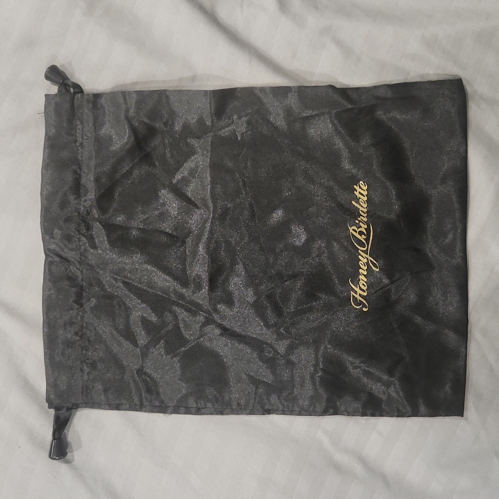 Honey Birdette Satin Lingerie Bag